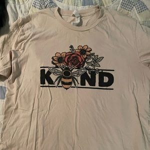 Canva graphic tee size large Bee Kind